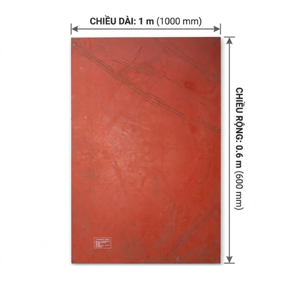 Thảm cao su cách điện vicadi 10kv (1MX0.6M)